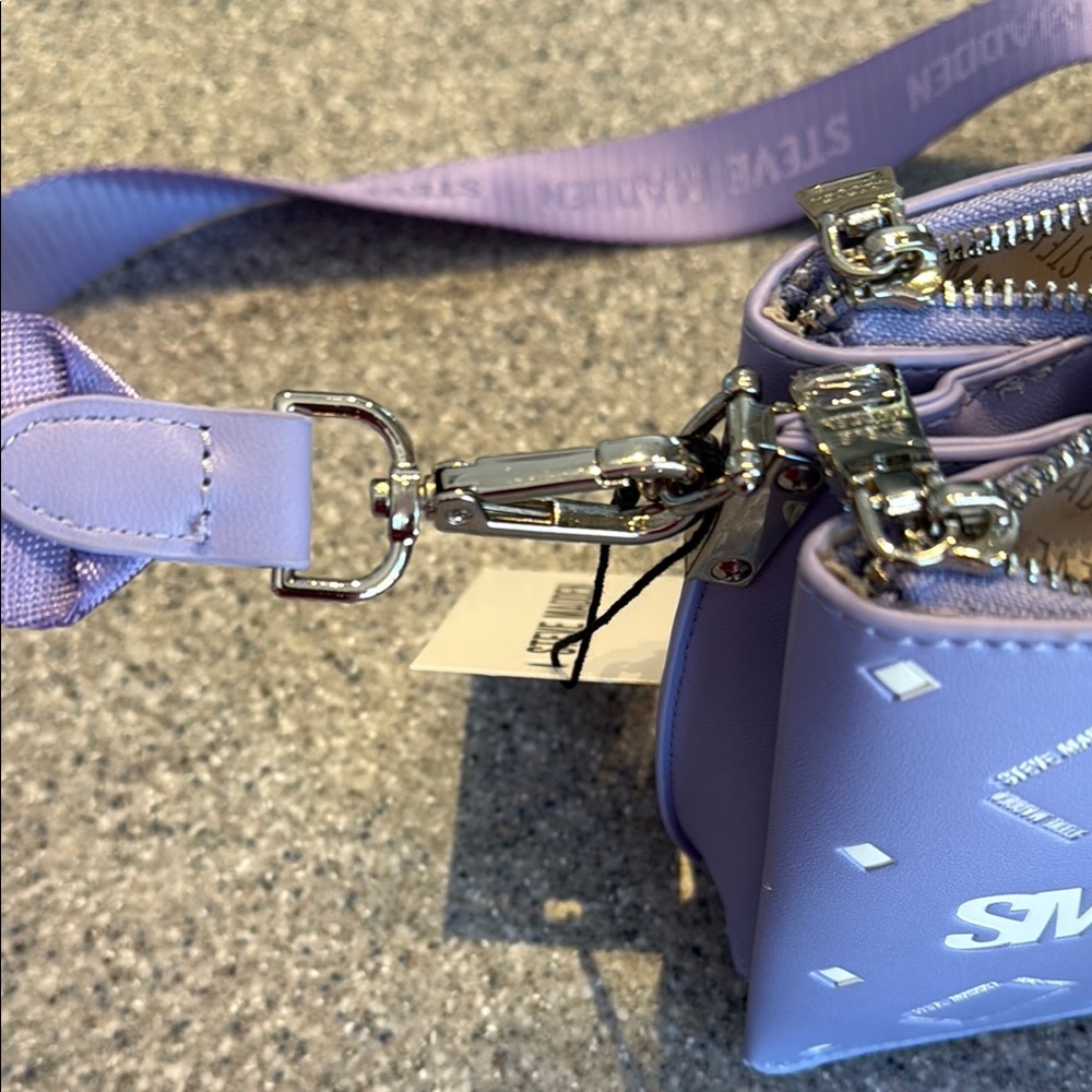 Steve Madden Lavender Crossbody Bag with Pouch - Picture 8 of 10